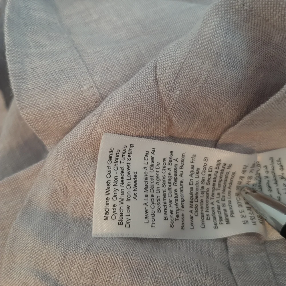 West Elm Linen King Sham Lavender